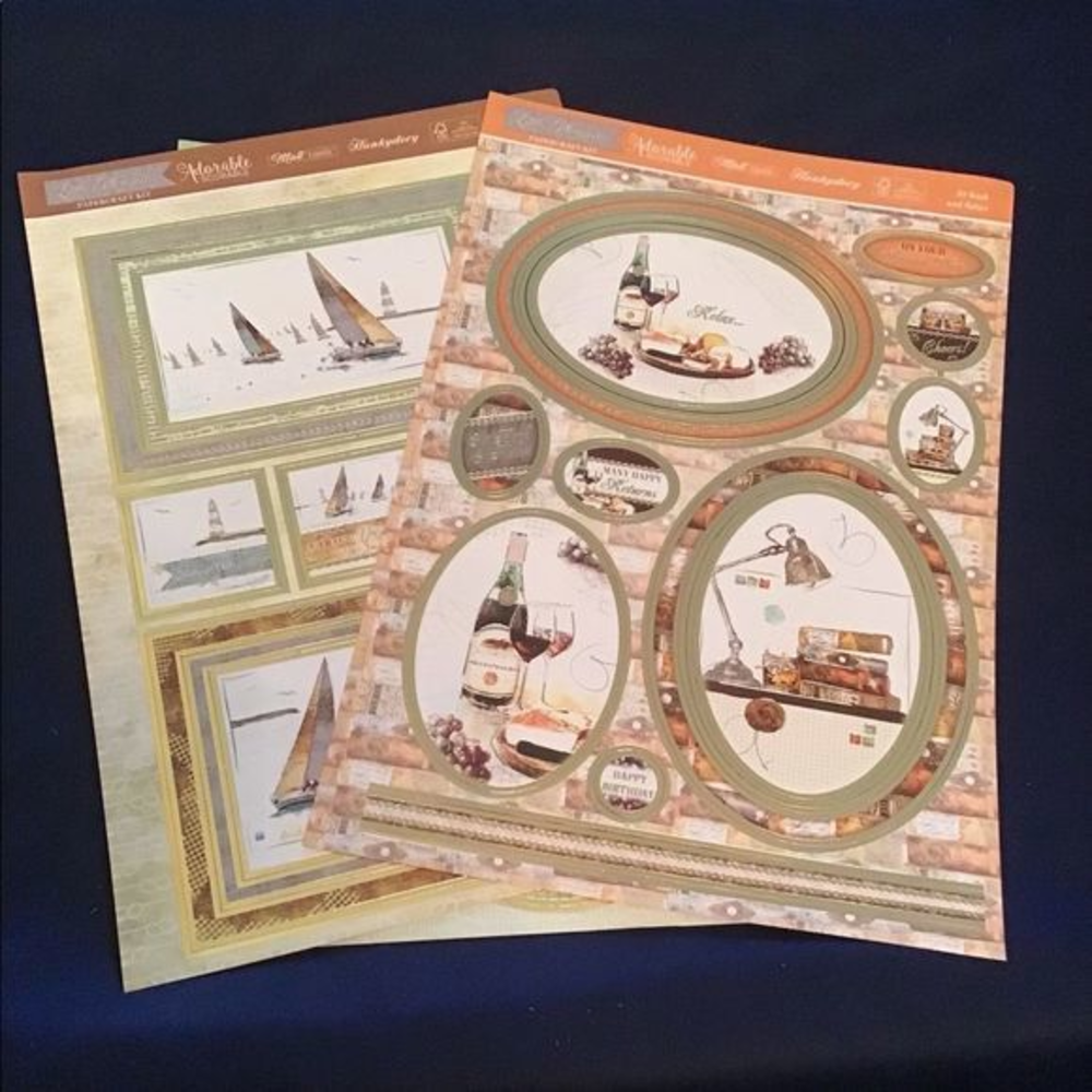 Hunkydory Card Kit 3 themes plus 5 card stock pages‎